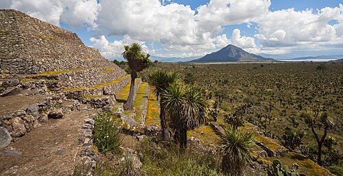 Archaeological area of Cantona, Puebla, Mexico